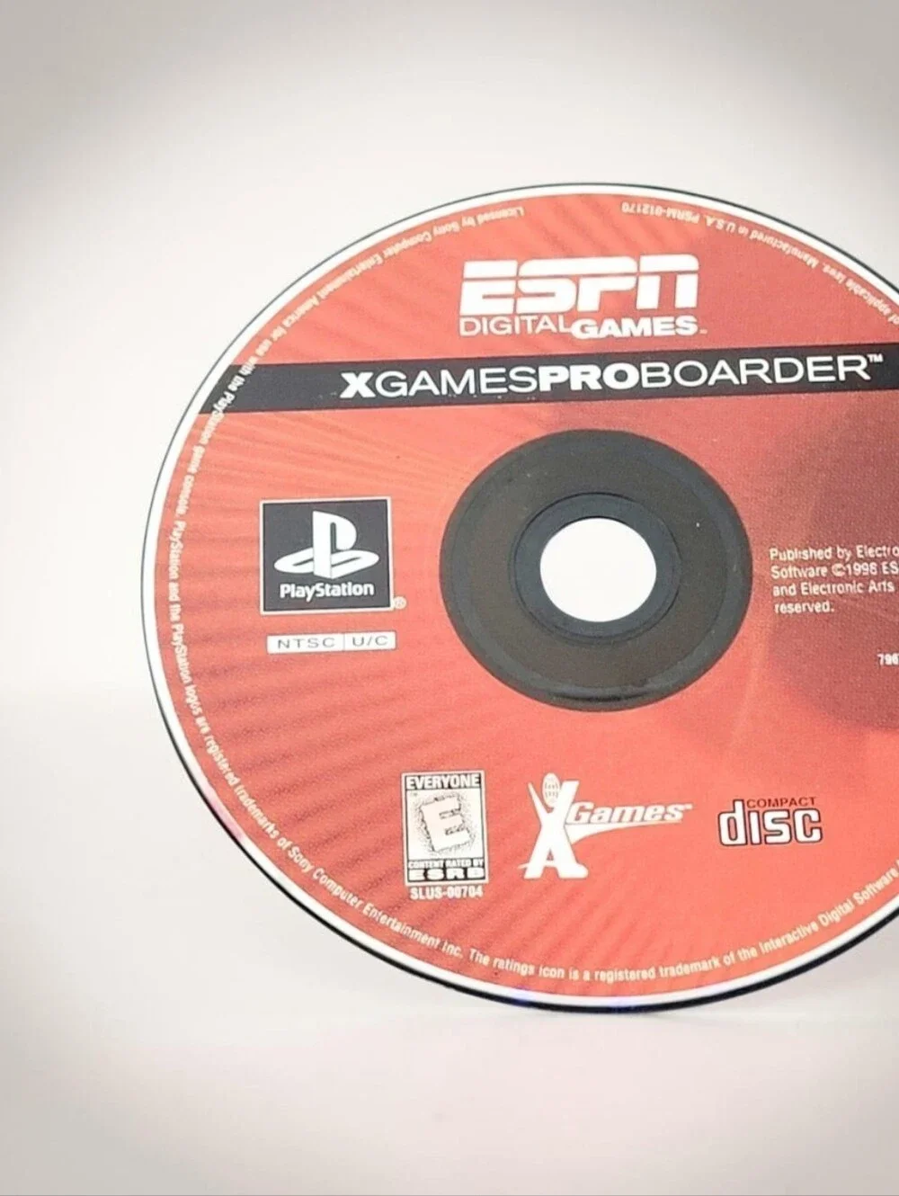 ESPN X Games ProBoarder (Sony PlayStation 1, 1999) Game Disc Only Paper Sleeve.